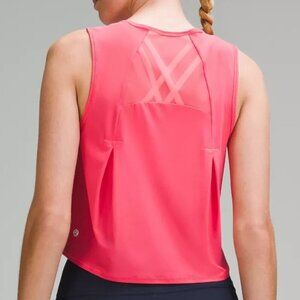 NWT Lululemon Sculpt Cropped Tank Top - 12 Glaze Pink